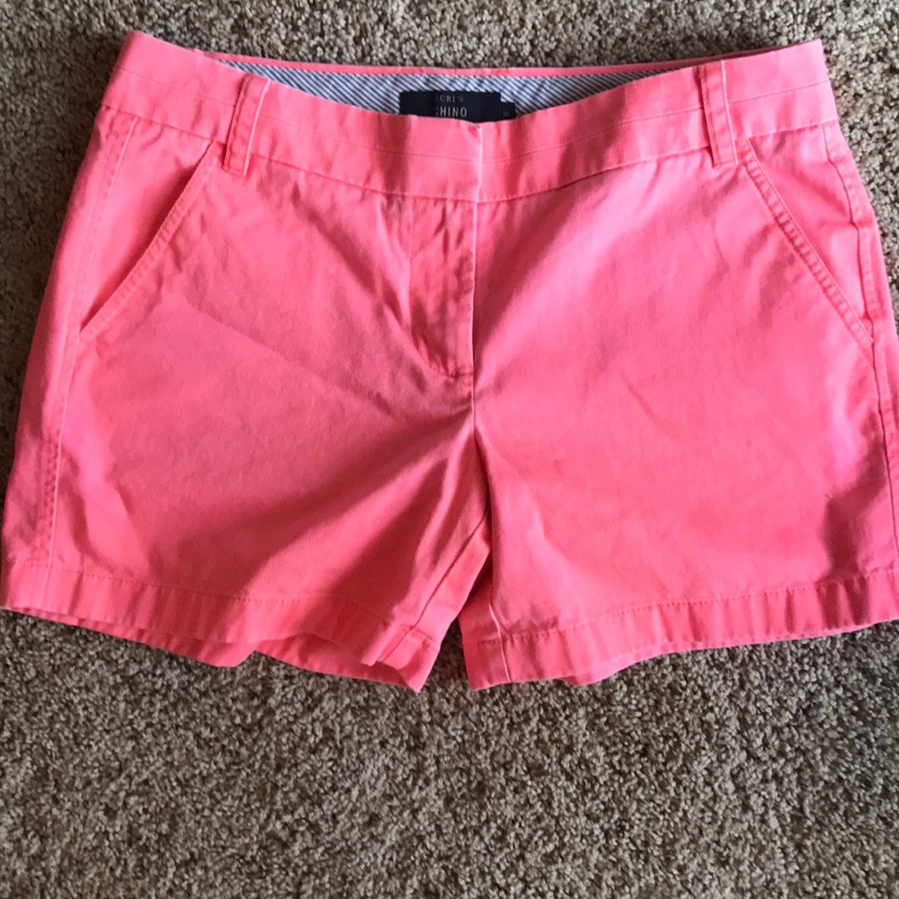 Pink J Crew shorts